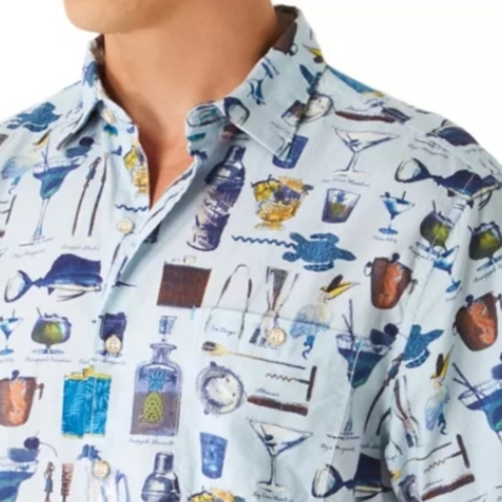 Tommy Bahama Short Sleeve Shirt Size M
